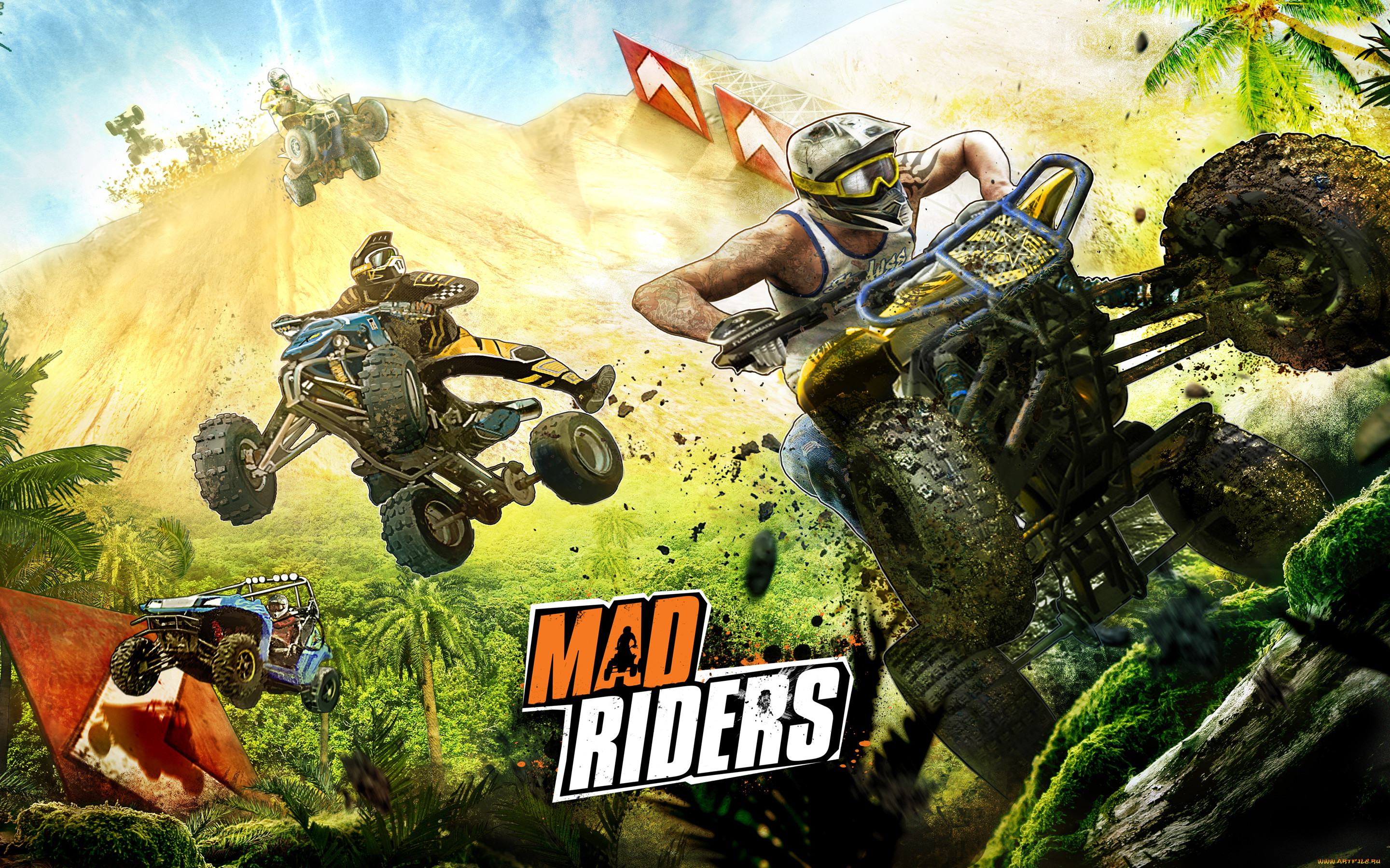 Обои Mad Riders Видео Игры Mad Riders, обои для рабочего стола, фотографии  mad, riders, видео, игры, квадроцикл Обои для рабочего стола, скачать обои  картинки заставки на рабочий стол.